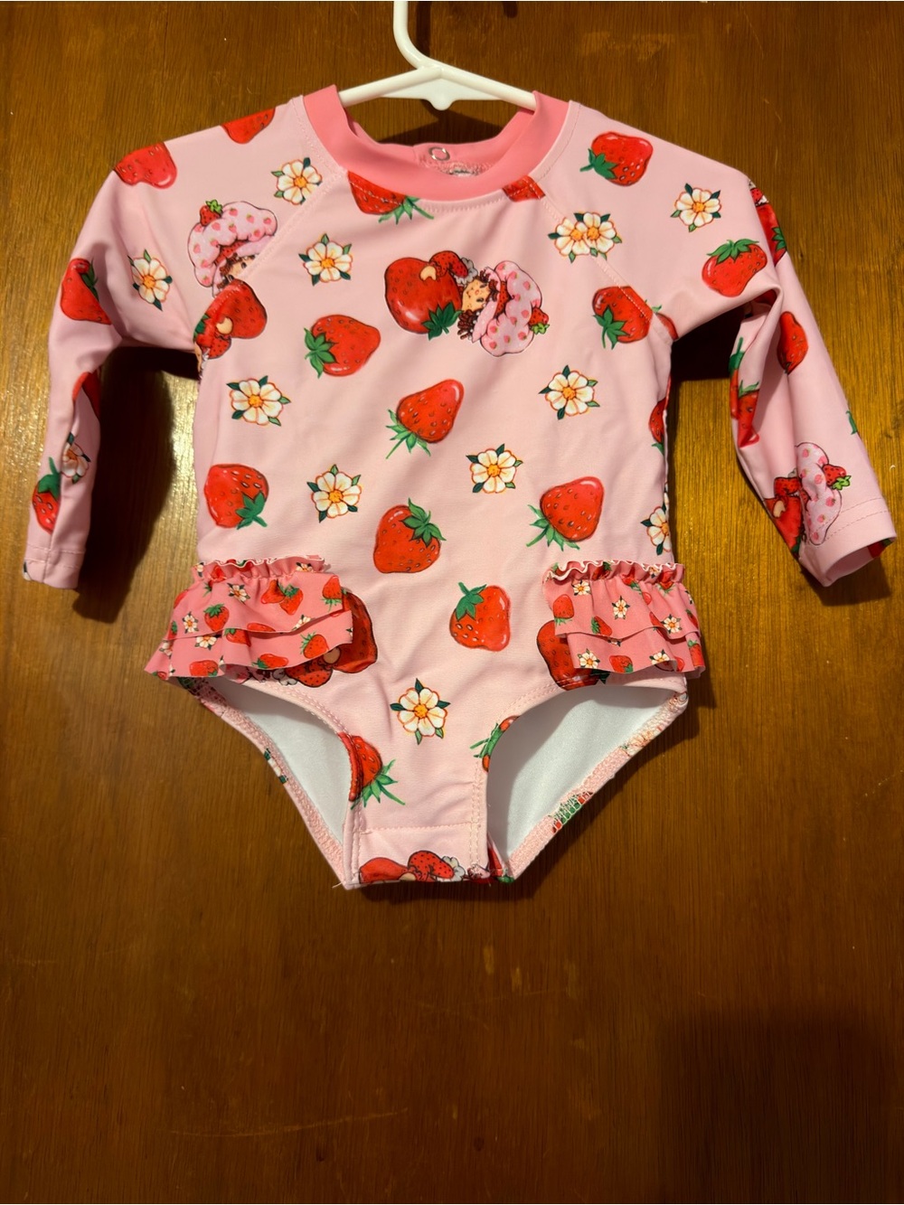 Strawberry Shortcake Baby Pink One-Piece